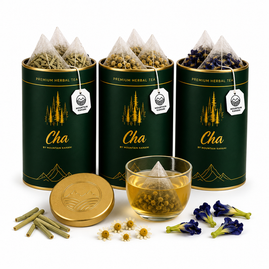 Discovery Trio — Lemongrass, Aprajita & Chamomile (Tea Bags)