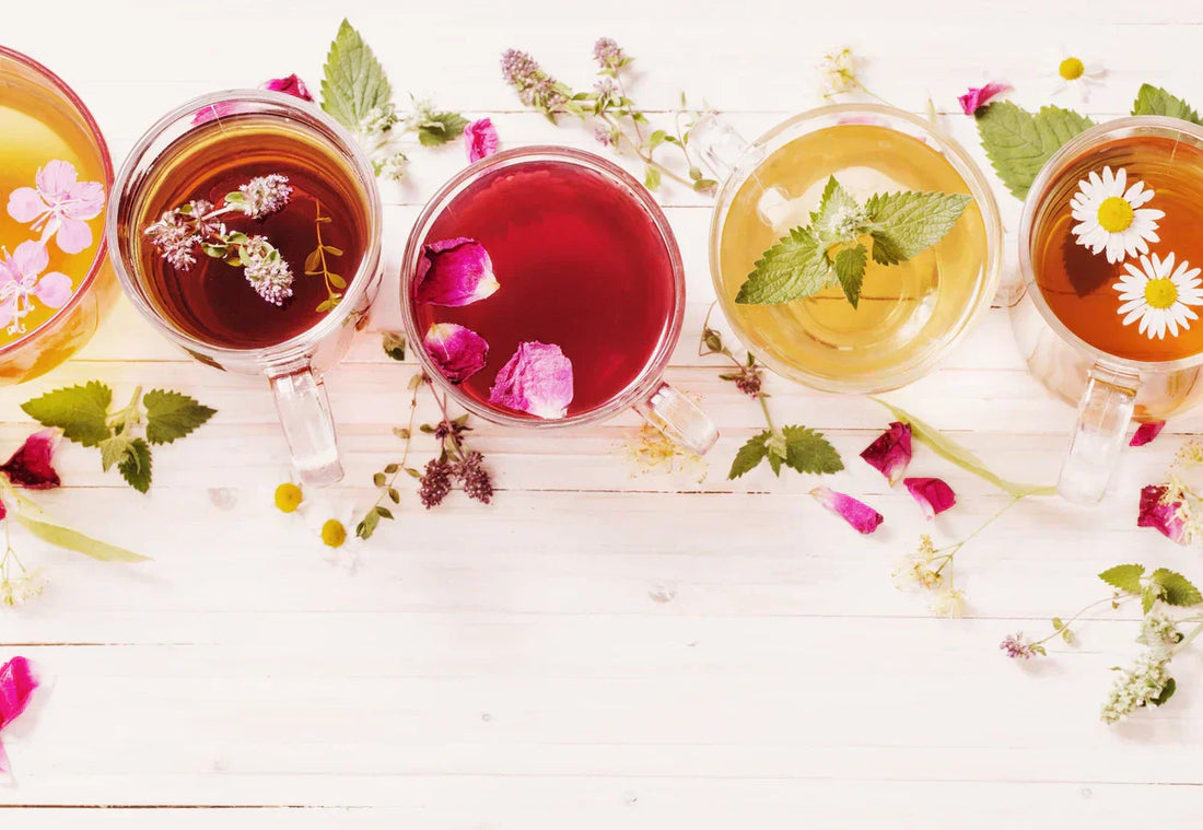Herbal tea recipes for wellness and healthy weight management