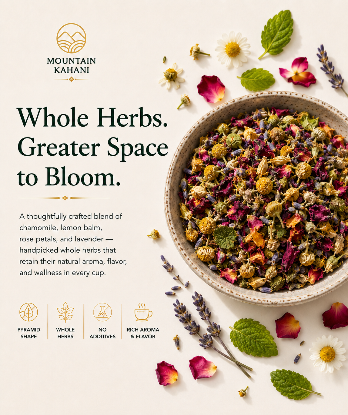 Slow Evenings Herbal Tea Bags For Quiet Moments