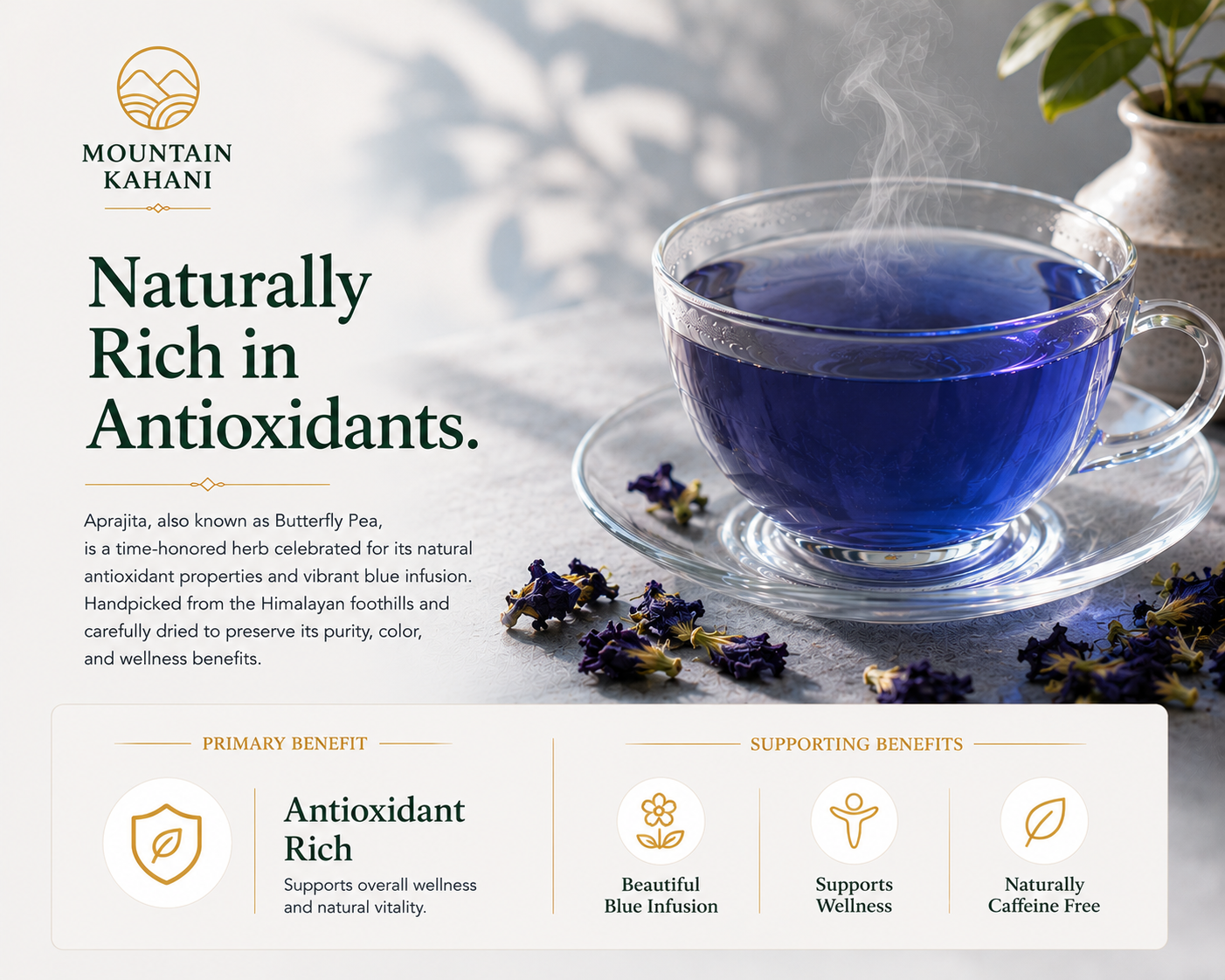 Aprajita Blue Tea For Natural Glow