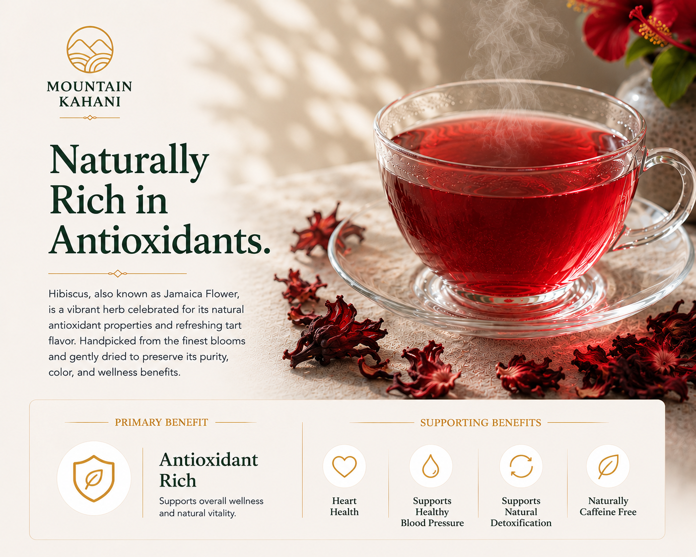 Hibiscus Tea For Natural Refreshment