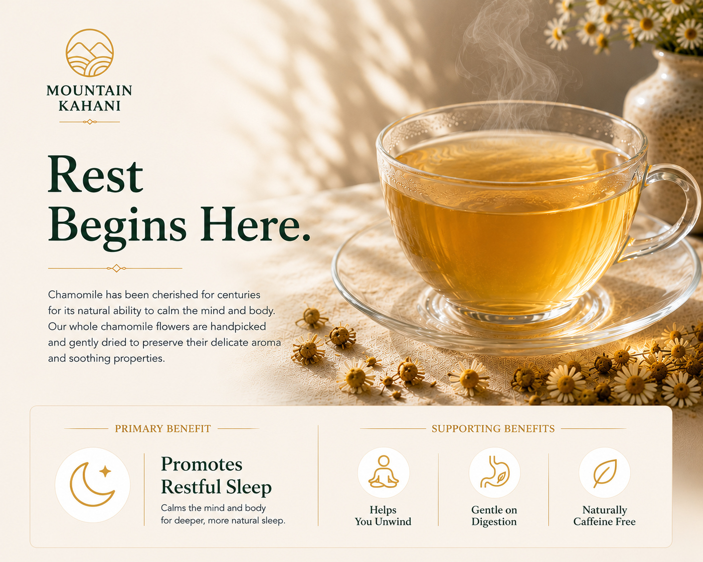 Chamomile Tea For Better Sleep