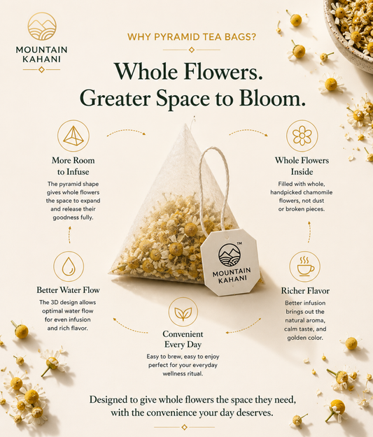 Chamomile Tea Bags For Better Sleep