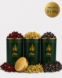 Discovery Trio — Hibiscus, Aprajita & Chamomile (Loose Leaf)